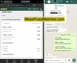 Double Fixed Matches